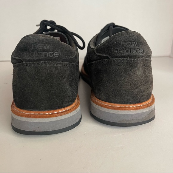 New Balance Classic Mens Suede Leather Oxford Shoes Black Size 10.5 - Picture 9 of 11